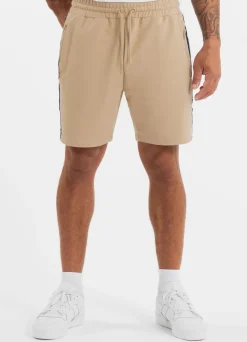 Men's sweat shorts TAPE NUGGET - Pale sand
