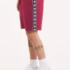 Men's sweat shorts TAPE NUGGET - Burgundy
