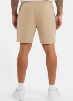 Men's sweat shorts TAPE NUGGET - Pale sand