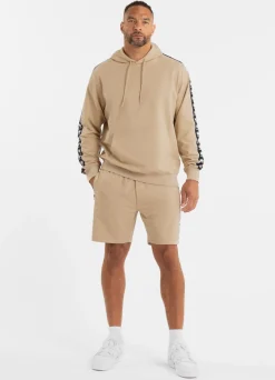 Men's sweat shorts TAPE NUGGET - Pale sand