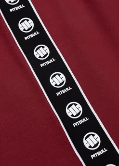 Men's sweat shorts TAPE NUGGET - Burgundy