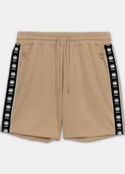 Men's sweat shorts TAPE NUGGET - Pale sand