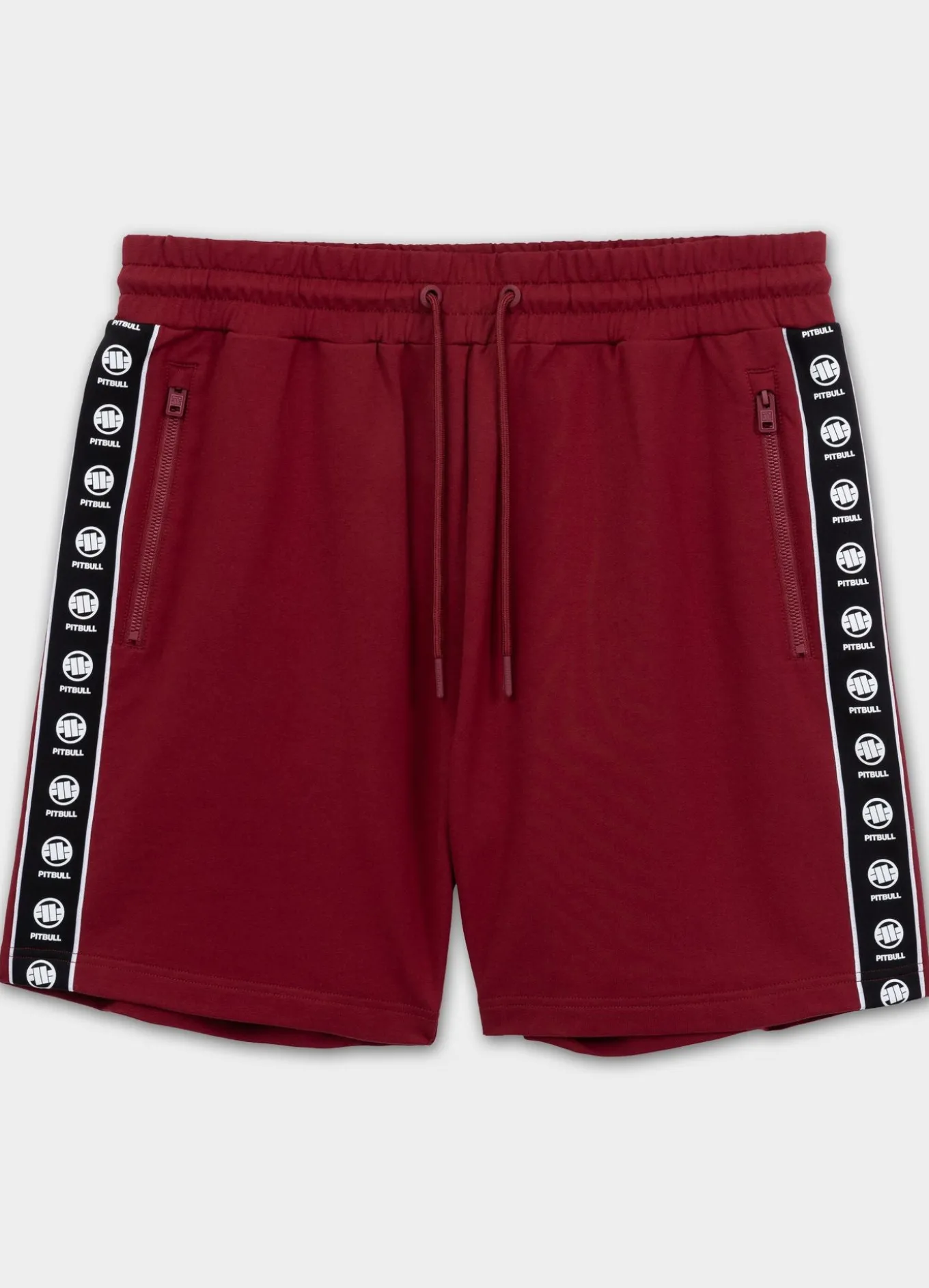 Men's sweat shorts TAPE NUGGET - Burgundy