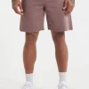 Men's Sweat shorts Washed Lancaster II - Burgundy