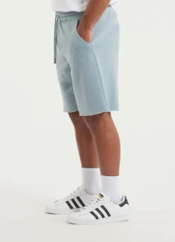 Men's Sweat shorts Washed Lancaster II - Washed blue