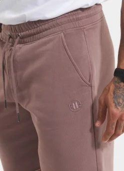 Men's Sweat shorts Washed Lancaster II - Burgundy