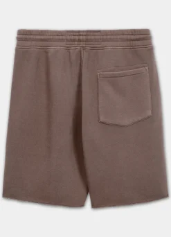 Men's Sweat shorts Washed Lancaster II - Burgundy