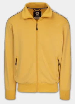 Men's Sweatjacket Oldschool POWERS - Pale Yellow