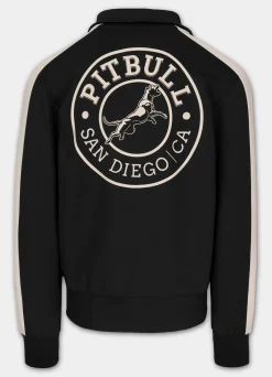 Men's Sweatjacket Oldschool SAN DIEGO CA - Black