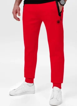 Men's Sweatpants DOGWOOD - Fluo red
