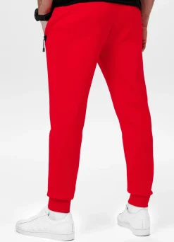Men's Sweatpants DOGWOOD - Fluo red