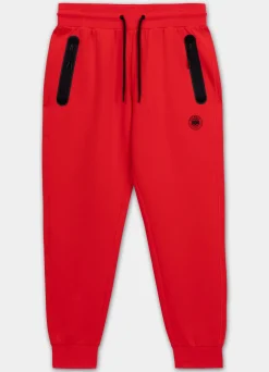 Men's Sweatpants DOGWOOD - Fluo red