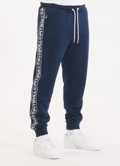 Men's Sweatpants Oldschool Tape Logo - Navy