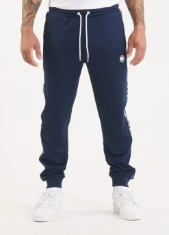 Men's Sweatpants Oldschool Tape Logo - Navy