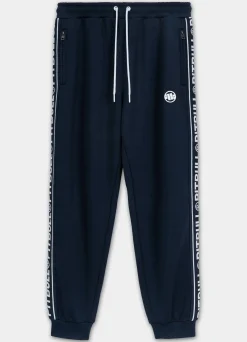 Men's Sweatpants Oldschool Tape Logo - Navy