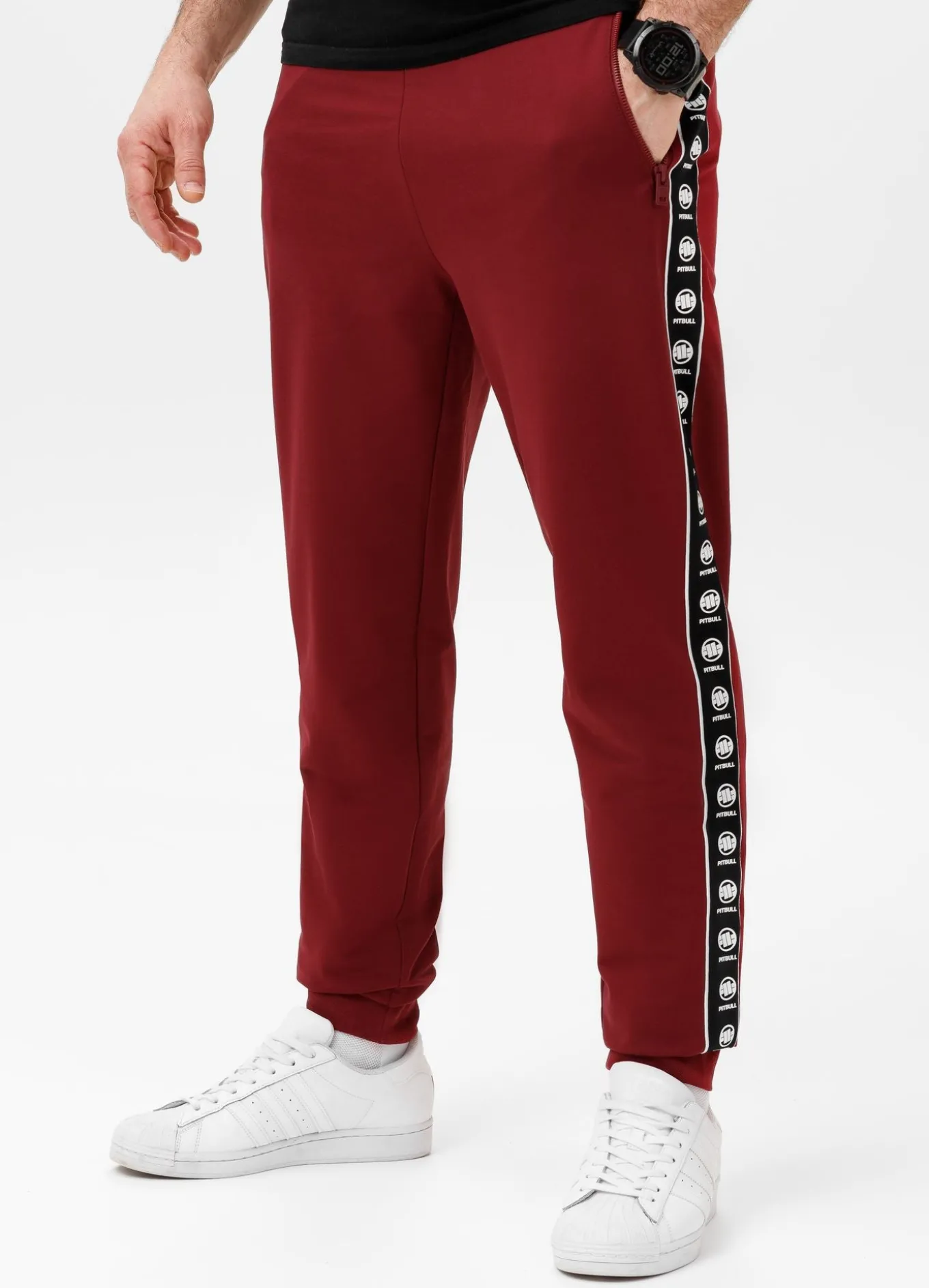 Men's Sweatpants TAPE NUGGET - Burgundy