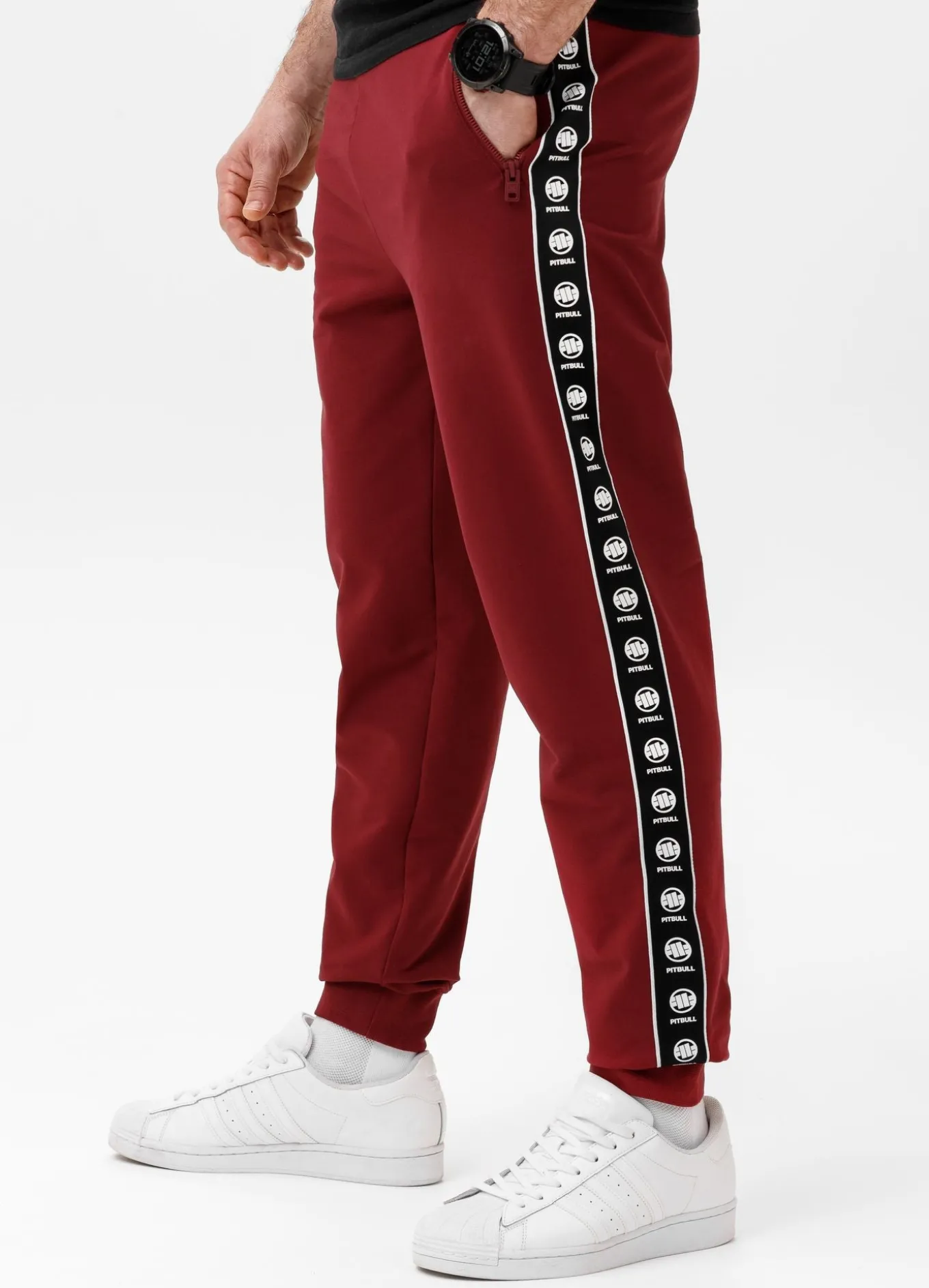 Men's Sweatpants TAPE NUGGET - Burgundy