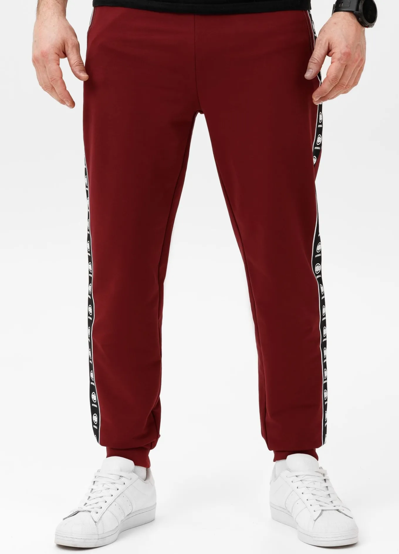 Men's Sweatpants TAPE NUGGET - Burgundy