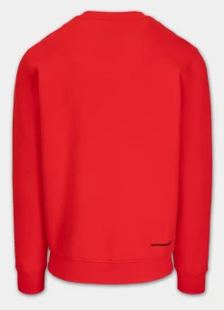 Men's Sweatshirt DOGWOOD - Fluo red