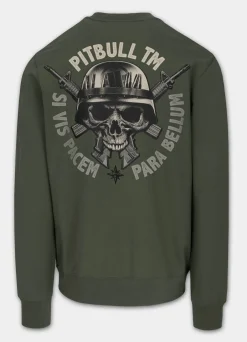 Men's Sweatshirt PARA BELLUM - Dark green
