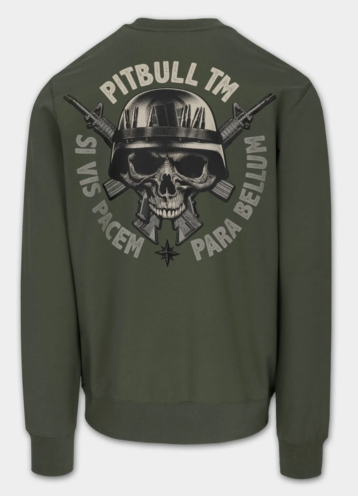 Men's Sweatshirt PARA BELLUM - Dark green