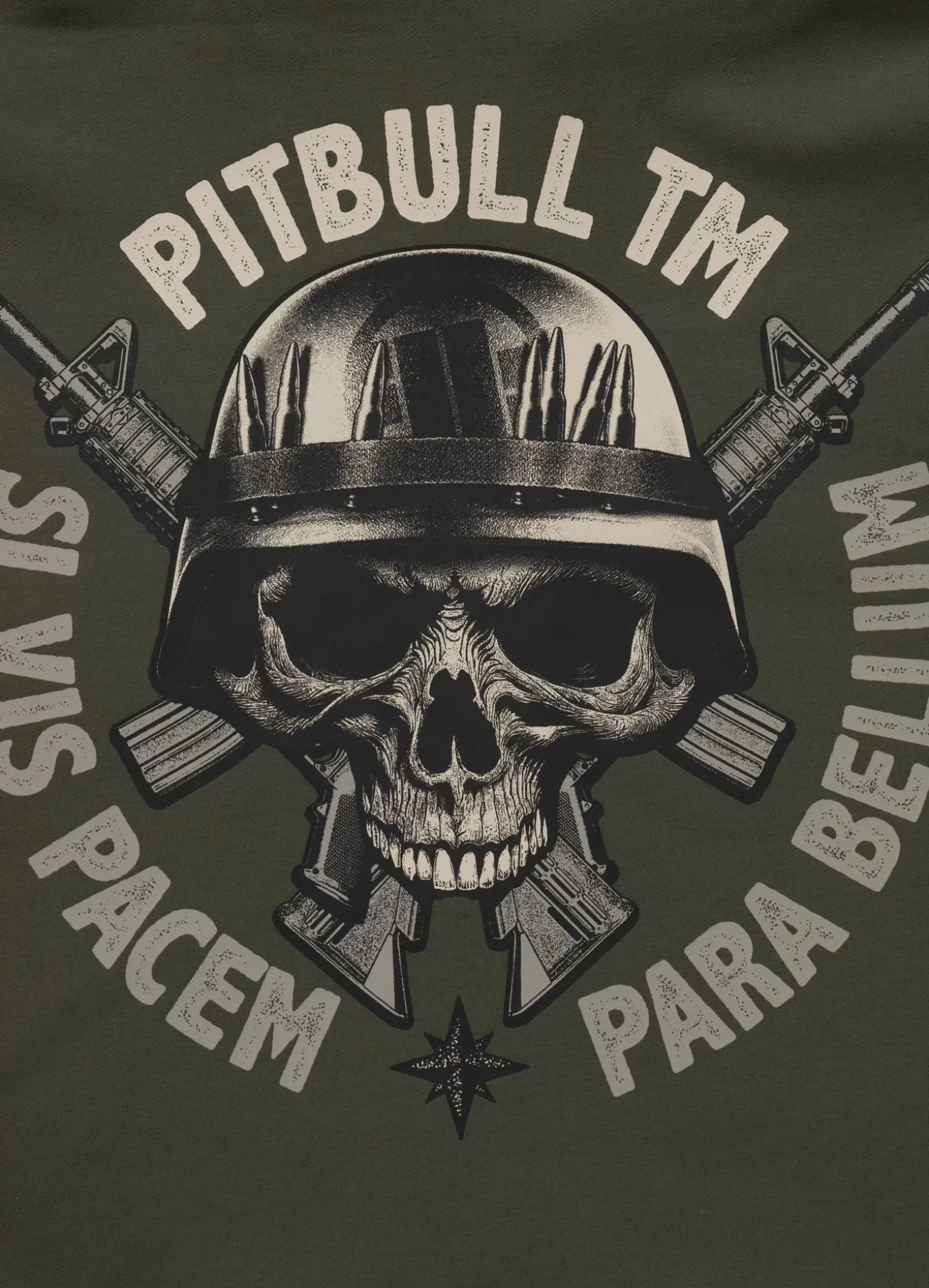 Men's Sweatshirt PARA BELLUM - Dark green