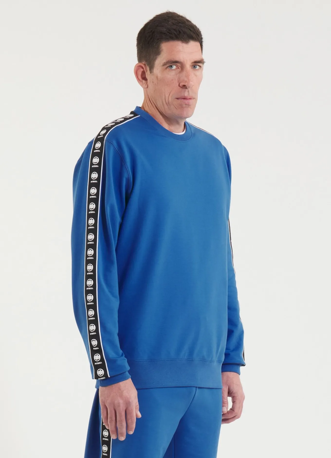 Men's Sweatshirt TAPE NUGGET - Electric blue