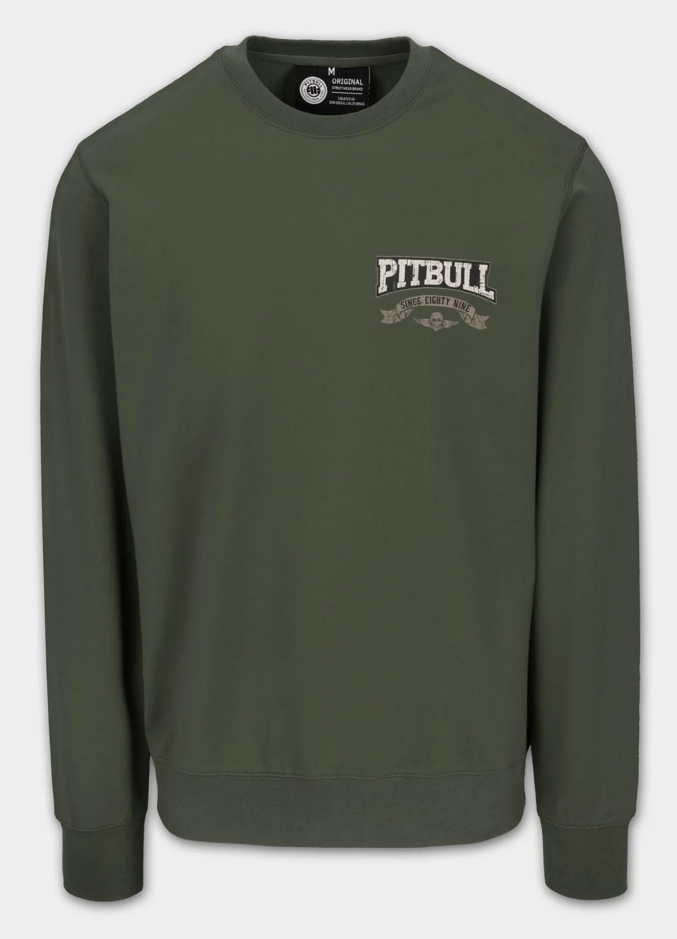 Men's Sweatshirt TROUBLEMAKER - Dark green