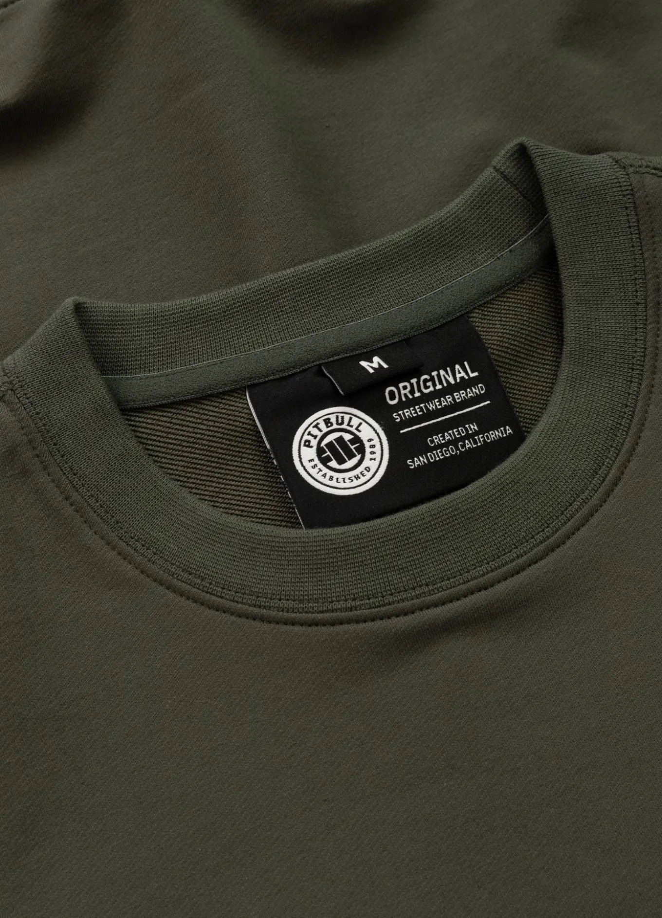Men's Sweatshirt TROUBLEMAKER - Dark green