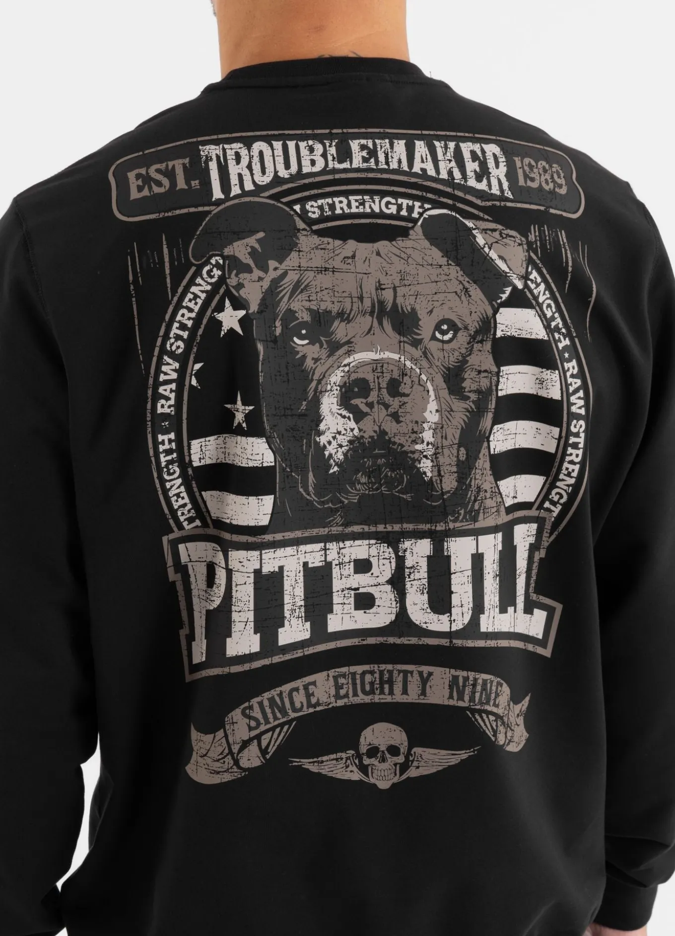 Men's Sweatshirt TROUBLEMAKER - Black