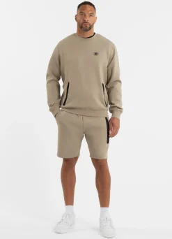 Men's Sweatshorts DOGWOOD POCKET - Dark Sand