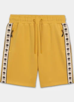 Men's Sweatshorts Oldschool POWERS - Yellow