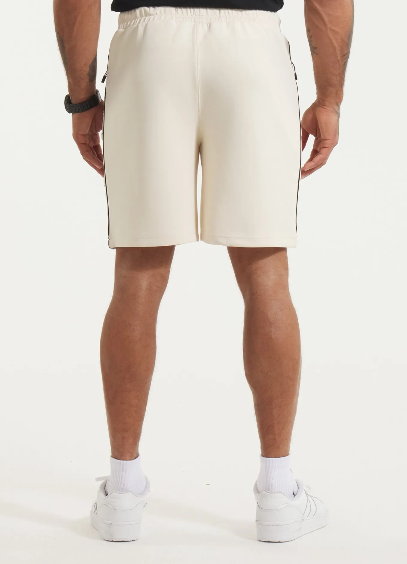 Men's Sweatshorts Oldschool POWERS - Offwhite