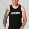 Men's Tank Top Rib BOXING - Black