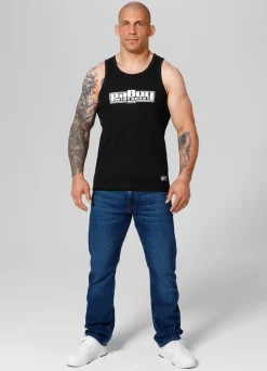 Men's Tank Top Rib BOXING - Black