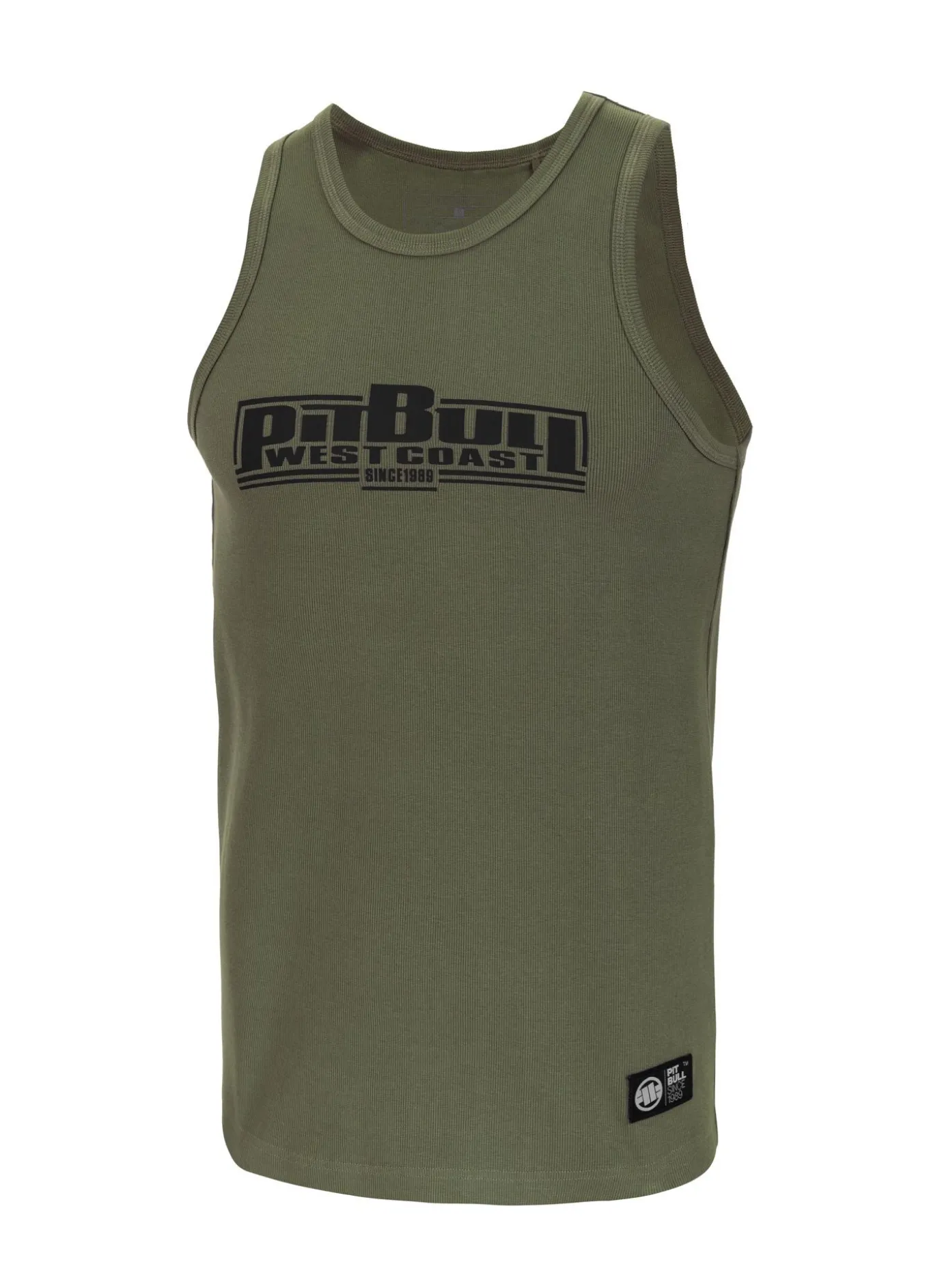 Men's Tank Top Rib BOXING - Olive