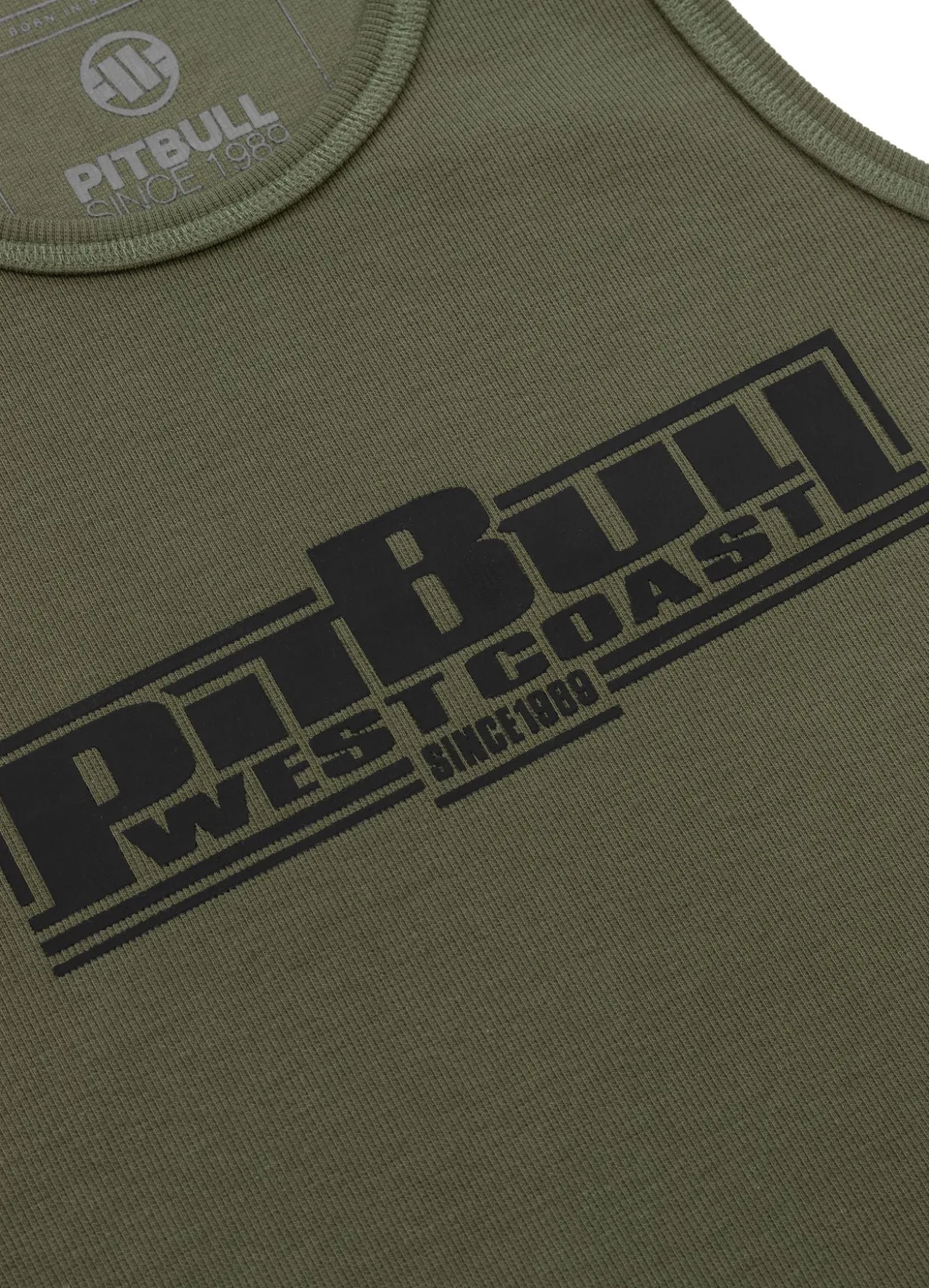 Men's Tank Top Rib BOXING - Olive