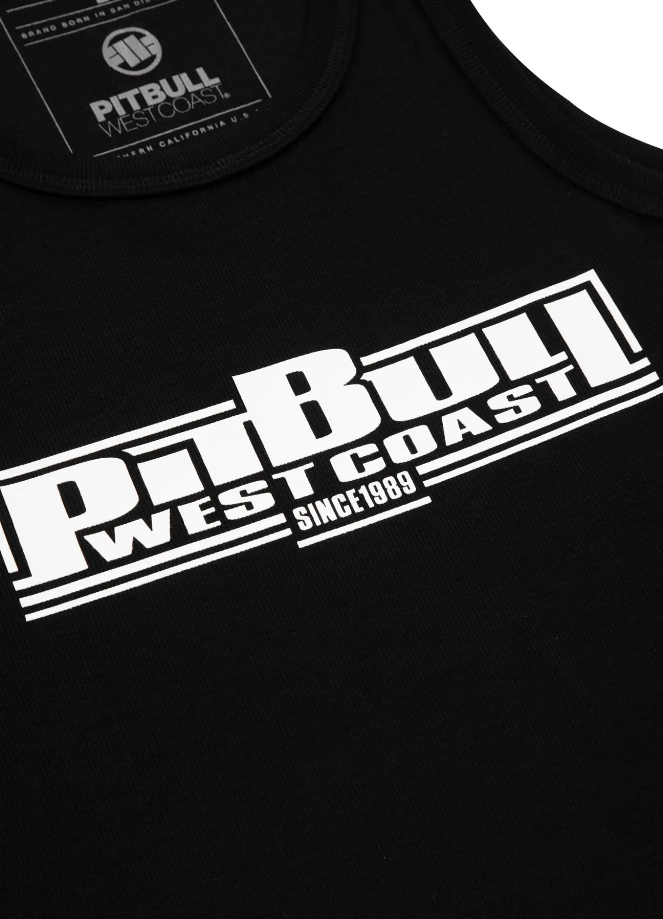 Men's Tank Top Rib BOXING - Black
