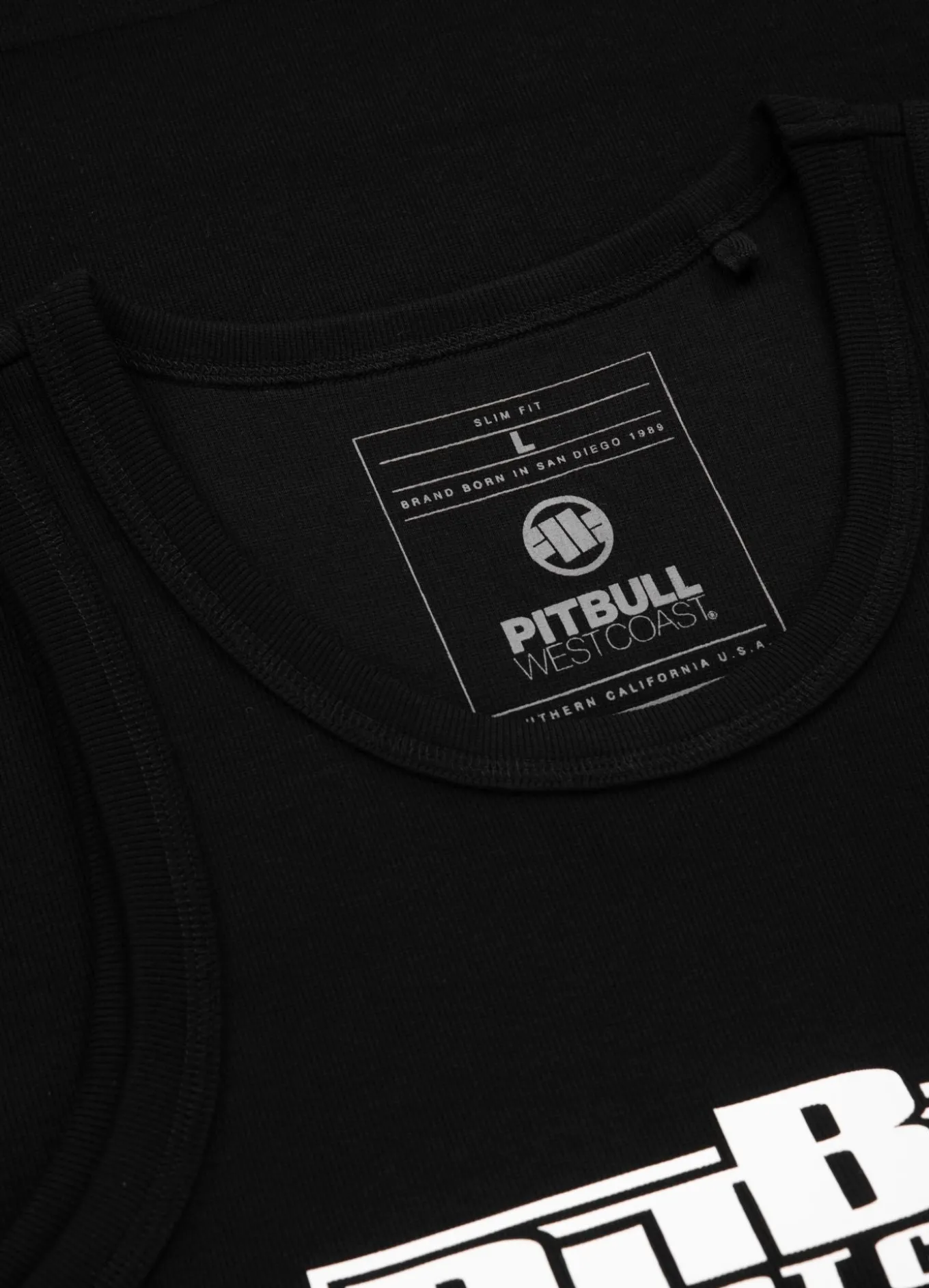 Men's Tank Top Rib BOXING - Black