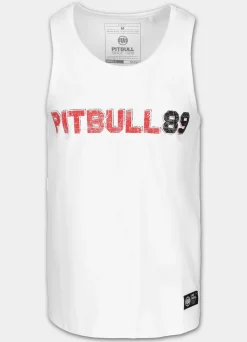 Men's Tank Top Slim Fit Dog 89 - Black