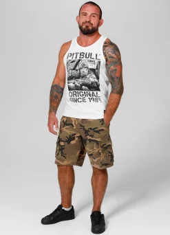 Men's Tank Top Slim Fit Drive - White