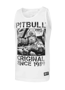 Men's Tank Top Slim Fit Drive - White
