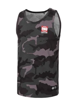 Men's Tank Top Slim Fit Small Hilltop - All Black Camo
