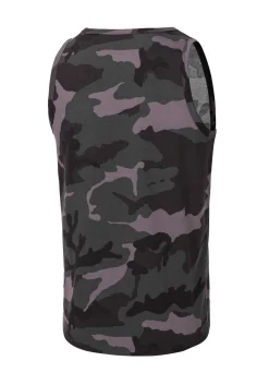 Men's Tank Top Slim Fit Small Hilltop - All Black Camo
