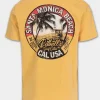 Men's T-Shirt Denim Washed OCEANSIDE - Yellow