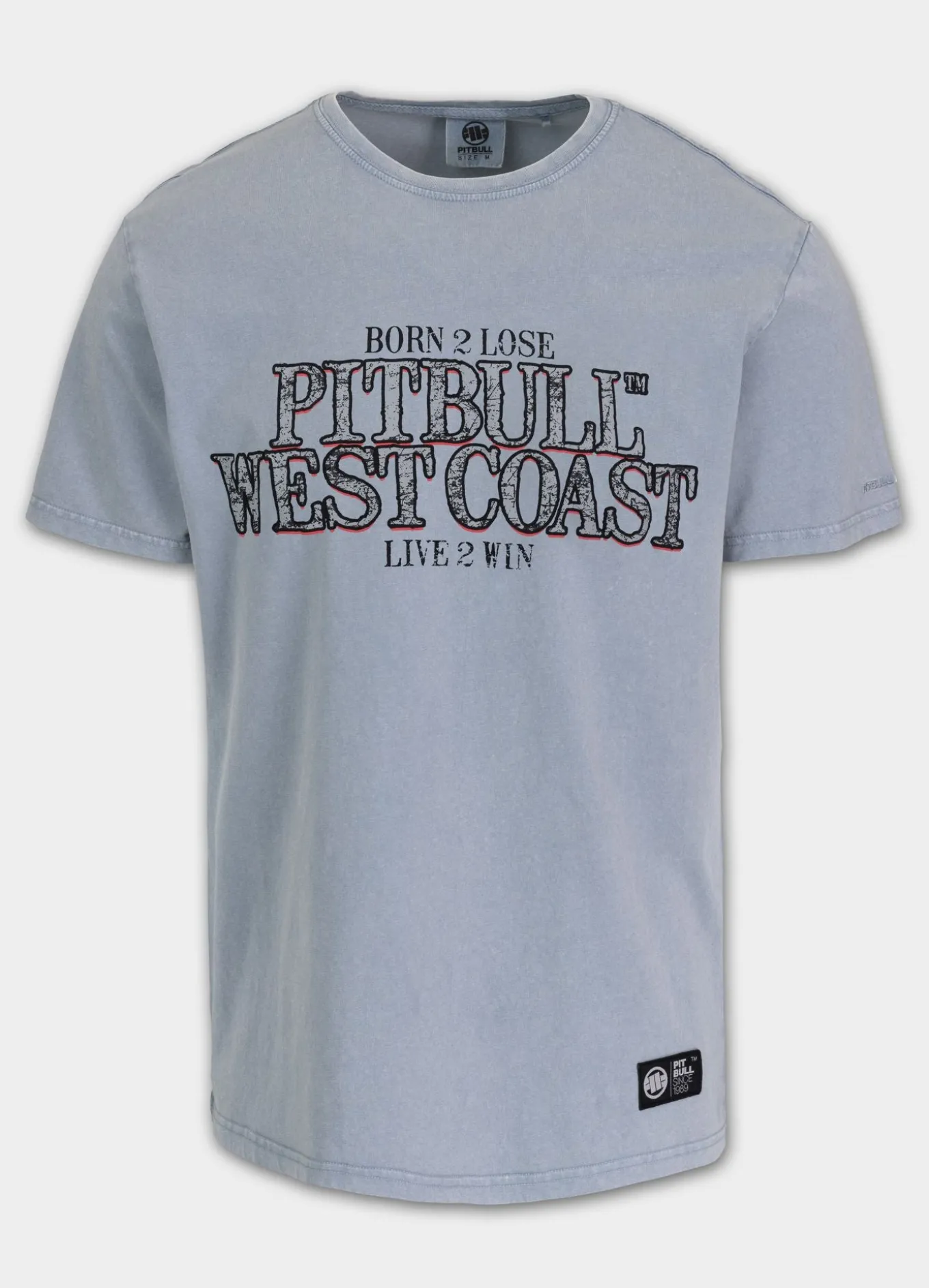 Men's T-Shirt Denim Washed ACE OF SPADES II - Blue