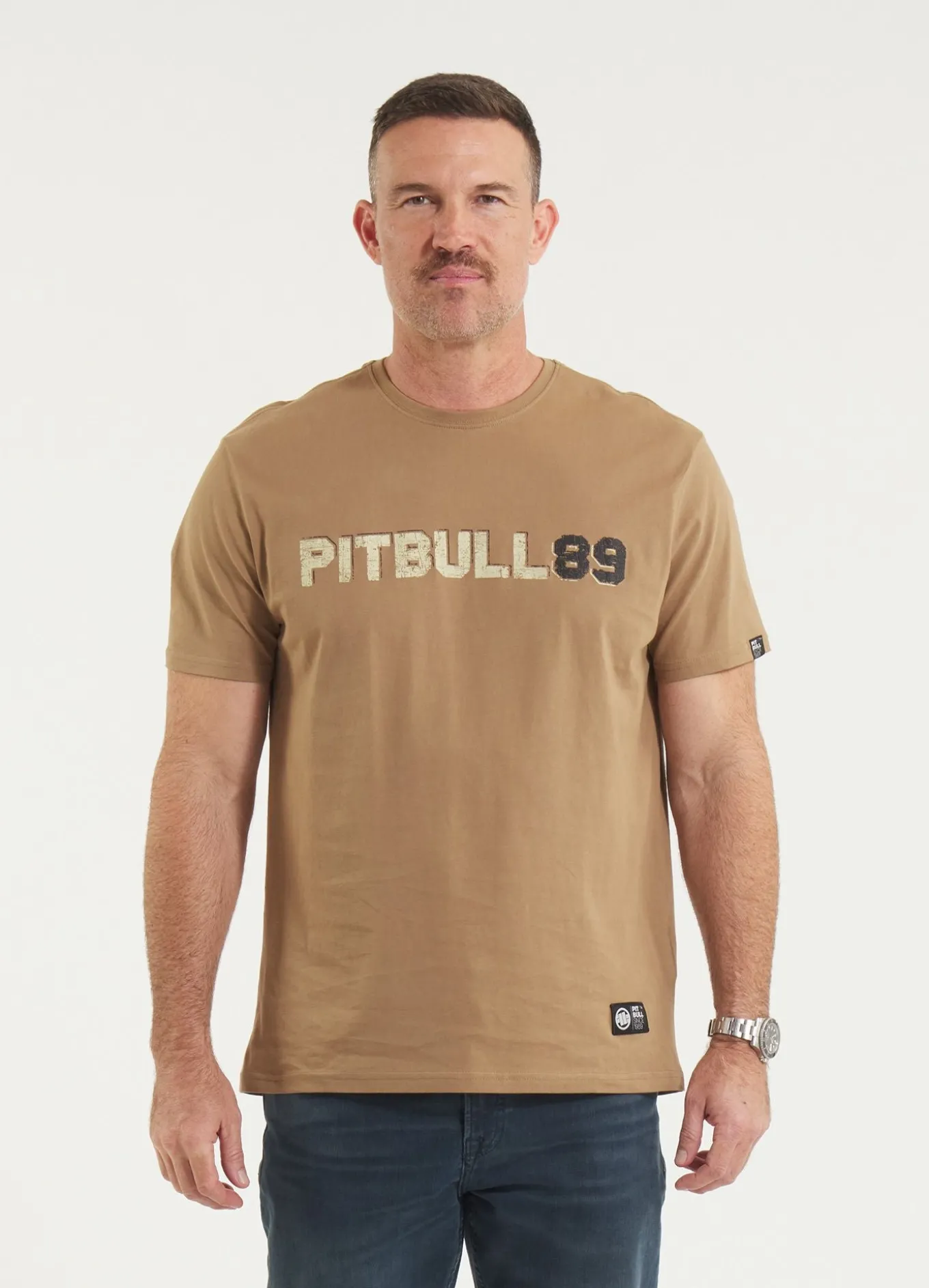 Men's T-Shirt DOG 89 - Coyote brown
