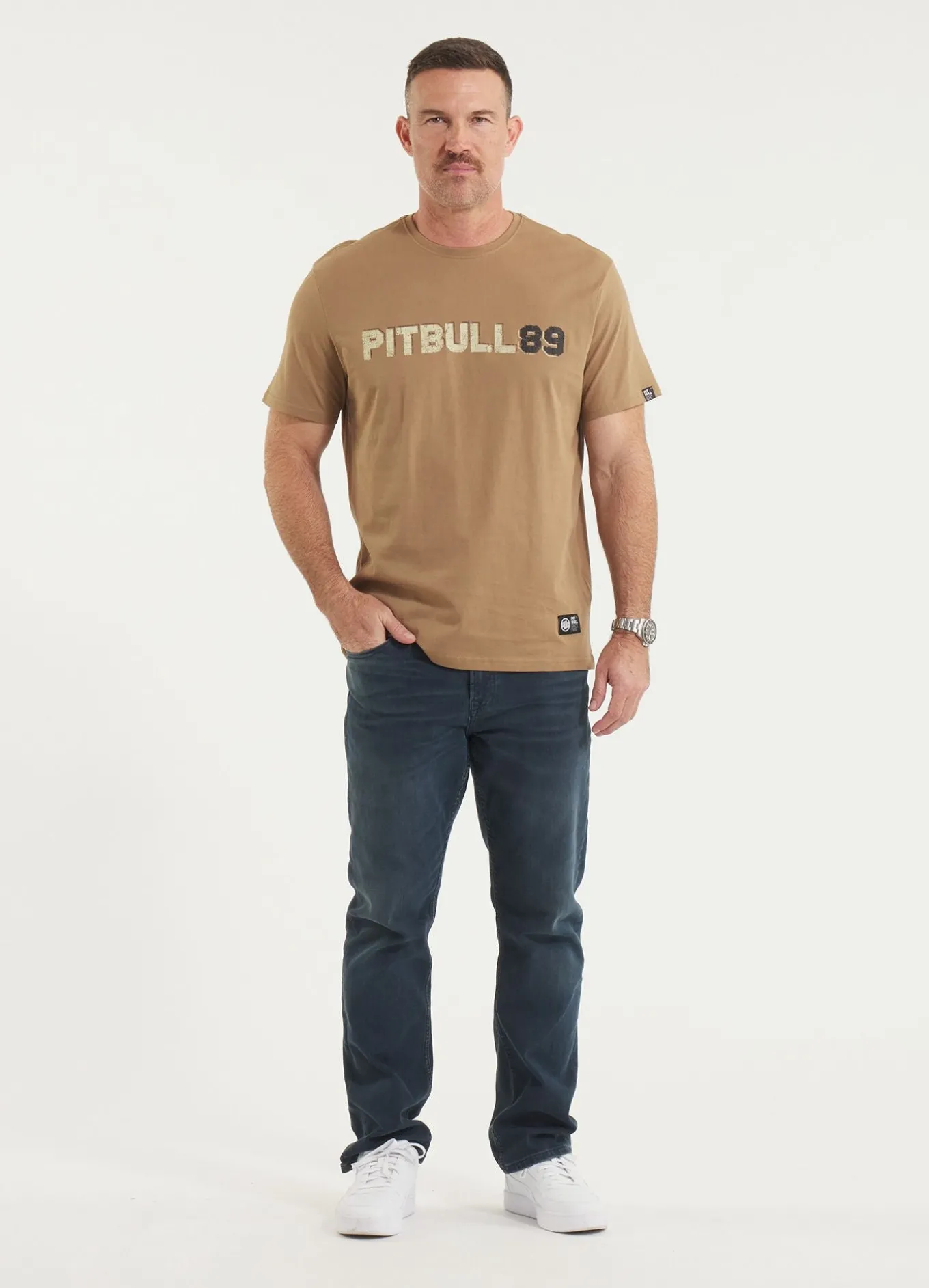 Men's T-Shirt DOG 89 - Coyote brown
