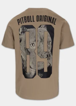 Men's T-Shirt EIGHTY NINE DOG - Dark sand