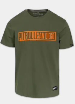 Men's T-Shirt EIGHTY NINE DOG - Dark olive